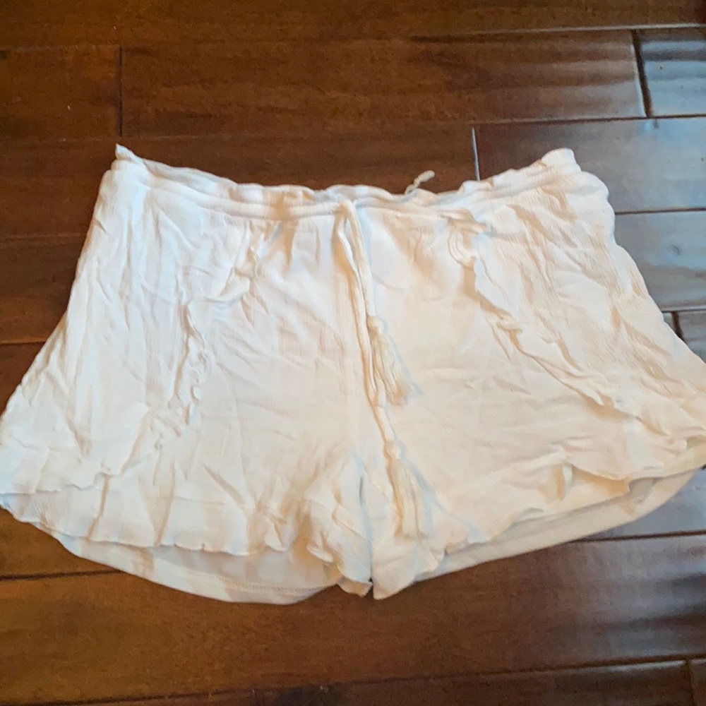 White Cloth Shorts (Bathing suit coverup)